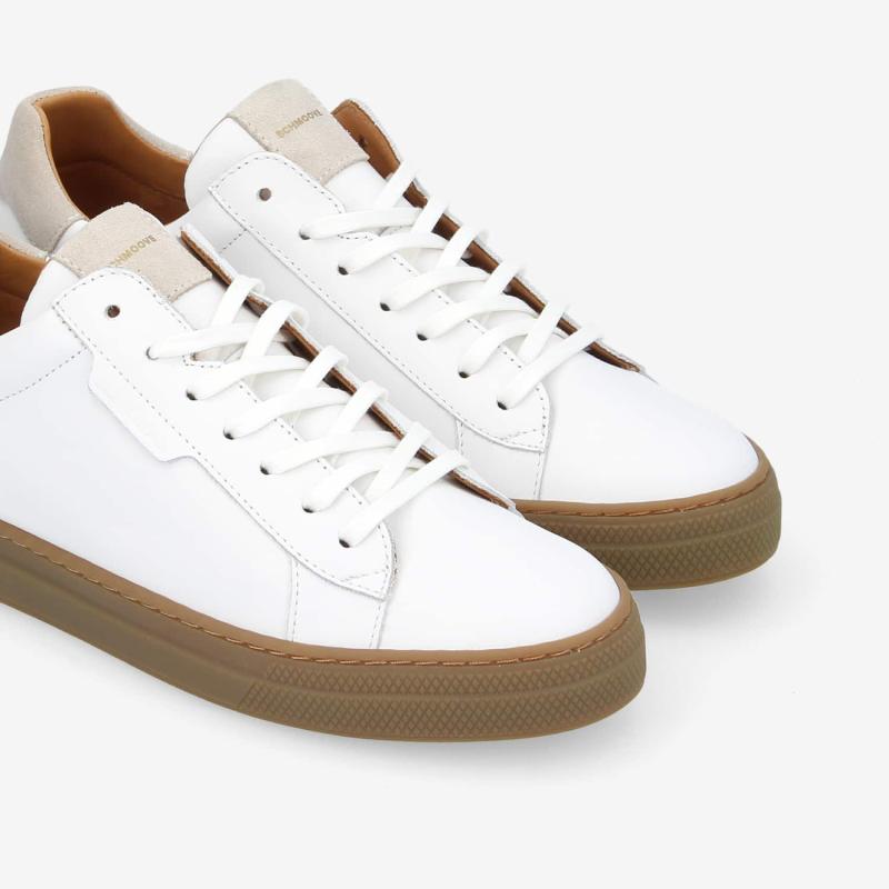 SPARK CLAY M - NAPPA/SUEDE -  BLANC/GREGE